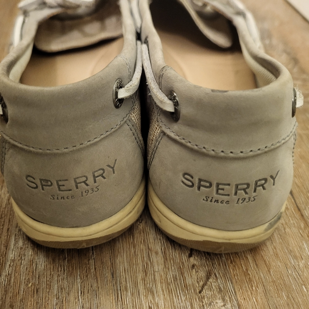 Sperry Firefish Boat Shoe Grey Size 9 - Picture 4 of 10